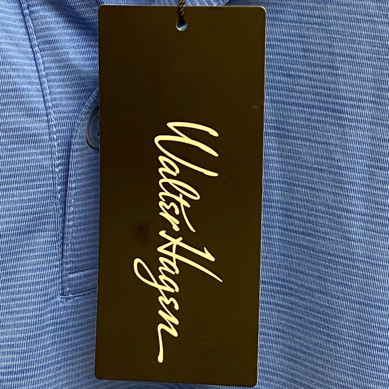 Walter Hagen Mens P11 Core Chmpnshp Solid Polo High Sea Blu MGA11415DSP23