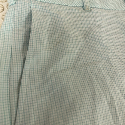 Walter Hagan P11 Menâs Light Green Seersucker Golf Shorts Summer Casual MGA141
