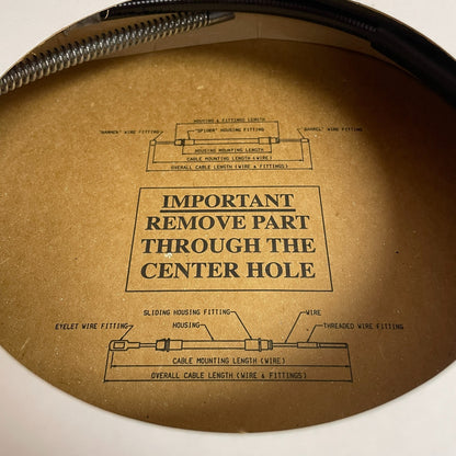 Carquest Wearever Parking Brake Cable Rear Left Corrosion Resistant BCA95717