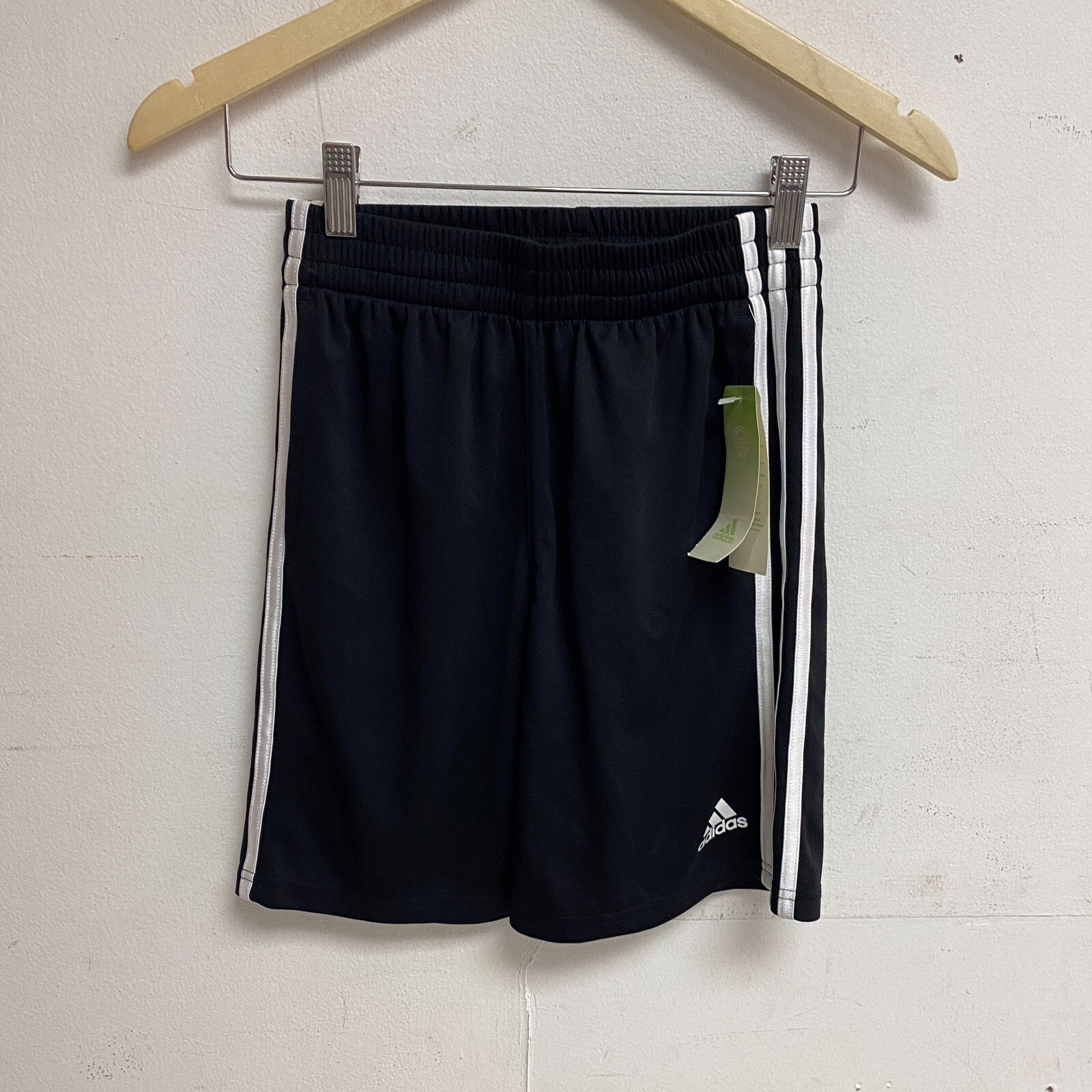 Adidas Black Classic 3-Stripes Mesh Shorts Med Boys & Toddlers  AH5547 AK01