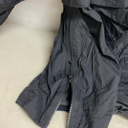 DSG Mens Woven Jacket Pure Black Windbreaker Solid Long Sleeve DAM12602VC