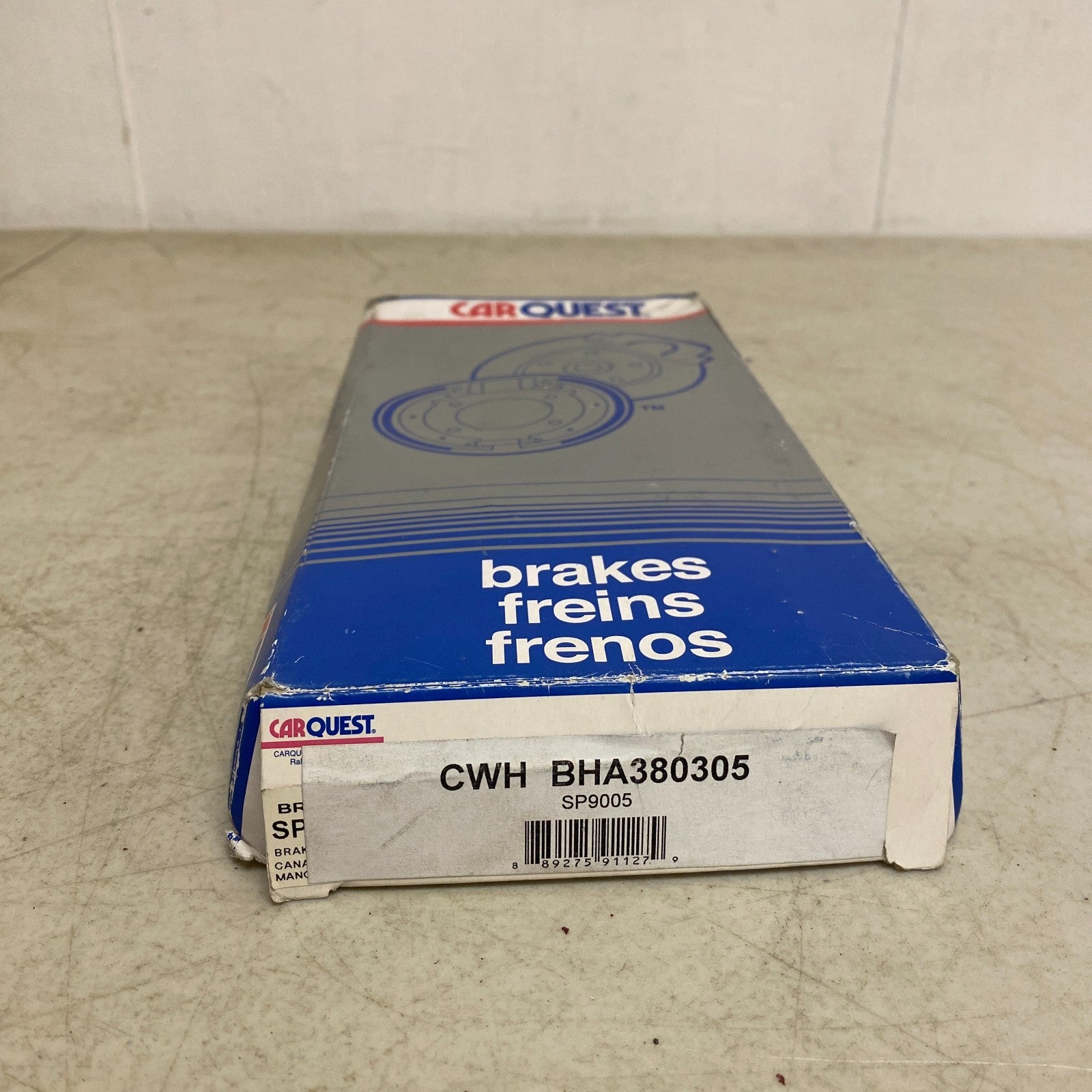 CARQUEST Brake Hydraulic Hose Assembly Black EPDM Rubber Model BHA380305