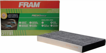 FRAM CF11181 Fresh Breeze Cabin Air Filter w/ Arm & Hammer Baking Soda GM Cars