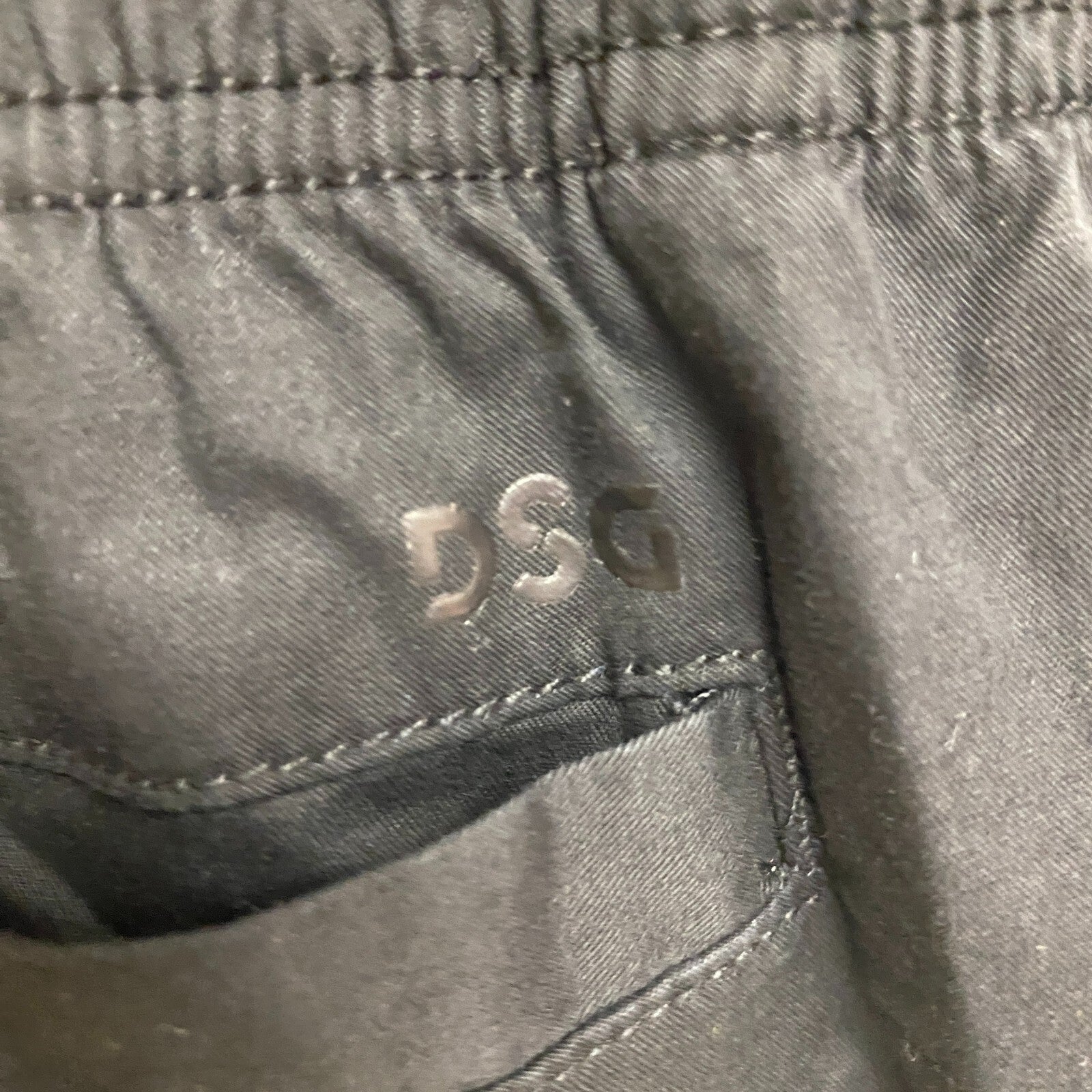 DSG 6" Men's Casual Cotton Short Pure Black Solid  DAM13135