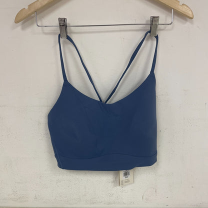 CALIA Women's Energize Strappy Sports Bra Blue Jean WAX17372 Trendy Stylish