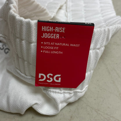 DSG Twitch + Allison Twill Jogger Pure White Solid BOSSW22309