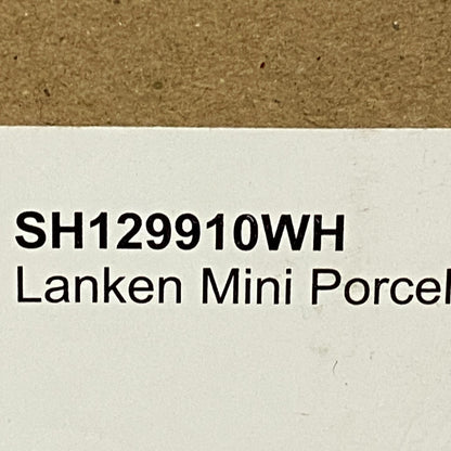 Signature Hardware 17″ Lanken Mini Porcelain Wall‑Mount Sink 4″ Center SH129910W