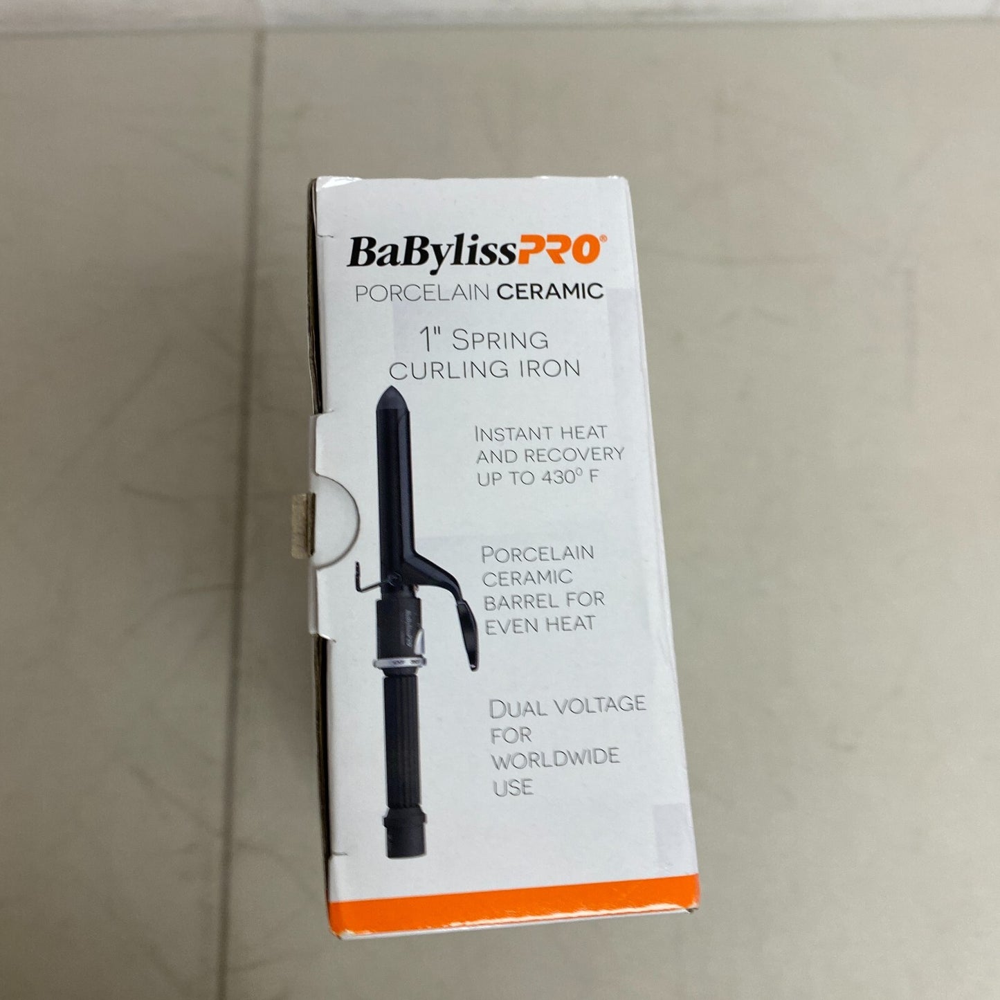BaByliss PRO Porcelain Ceramic 1" Spring Curling Iron BP100SUC **PARTS ONLY**