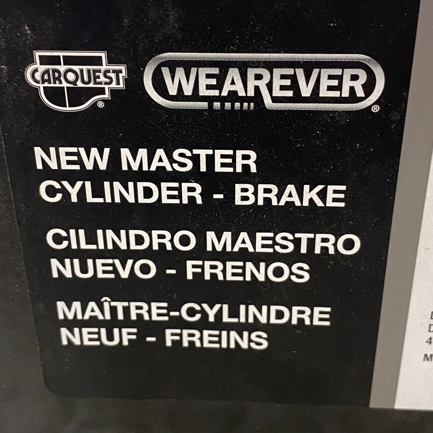 CARQUEST Wearever Brake Master Cylinder 7/8″ Bore w/ Reservoir MCA390323