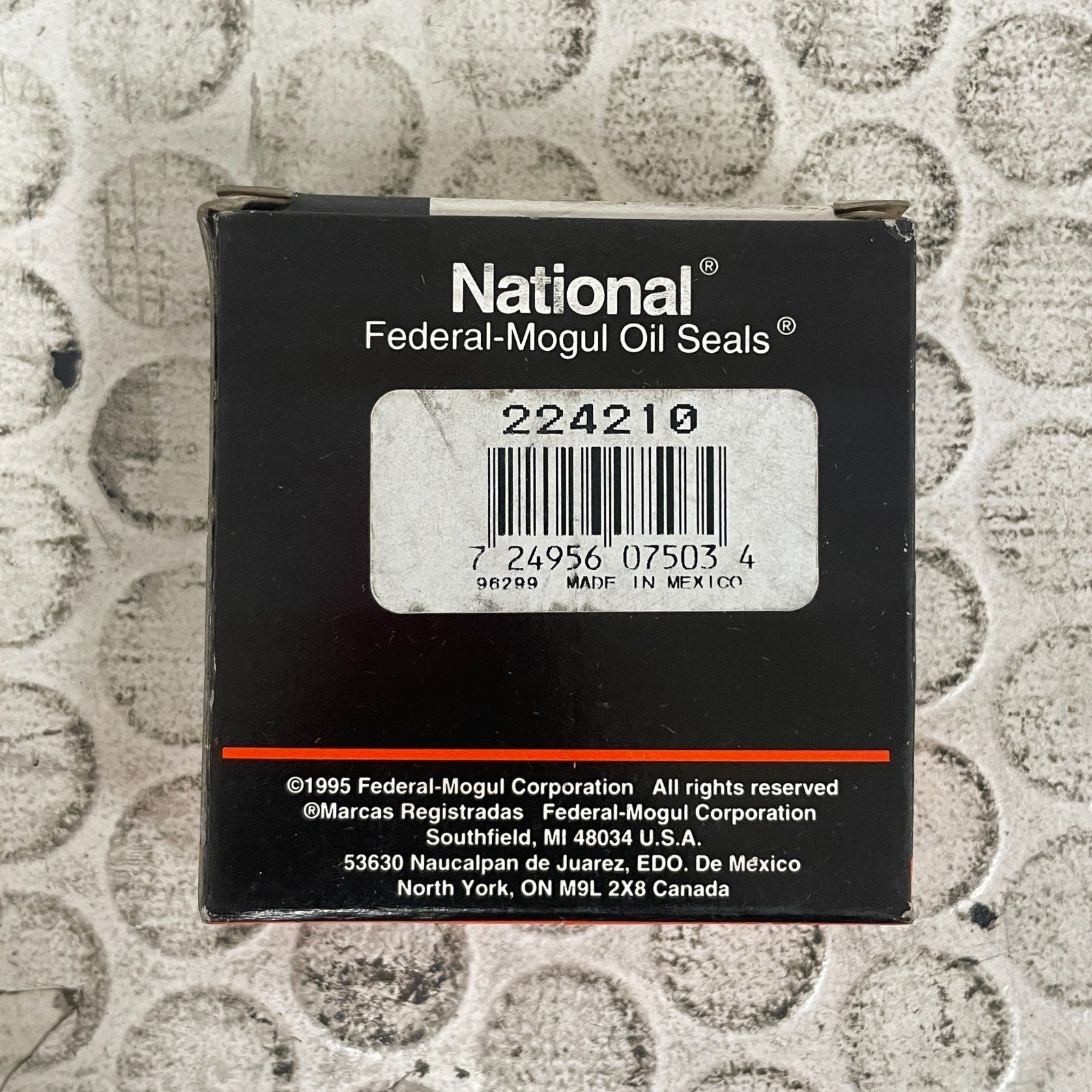 National 224210 Wheel Seal Front Rear Inner 1971-1995 Toyota MR2 Camry Mazda RX-