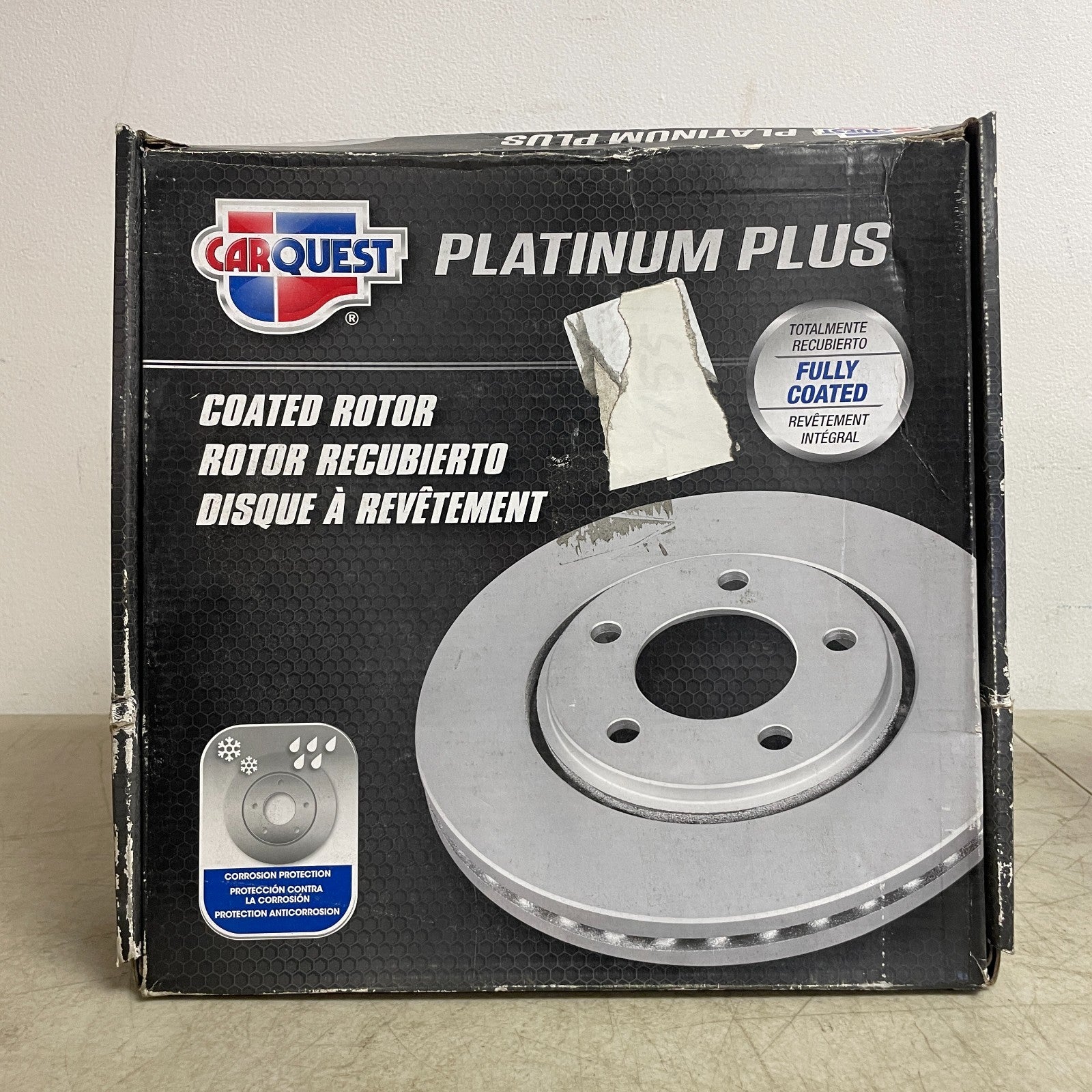 Carquest YH145708C Rear Brake Rotor 316mm Solid Non-Coated