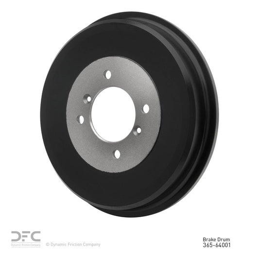 Dynamic Friction 365-64001 Rear Brake Drum 300 mm Black High-Temp Coating