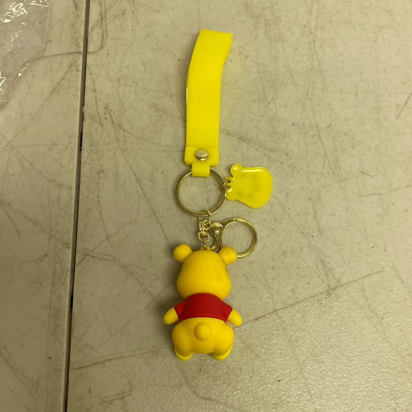 Assorted Silicone Winnie The Pooh Keychain Pooh Bear Accessory