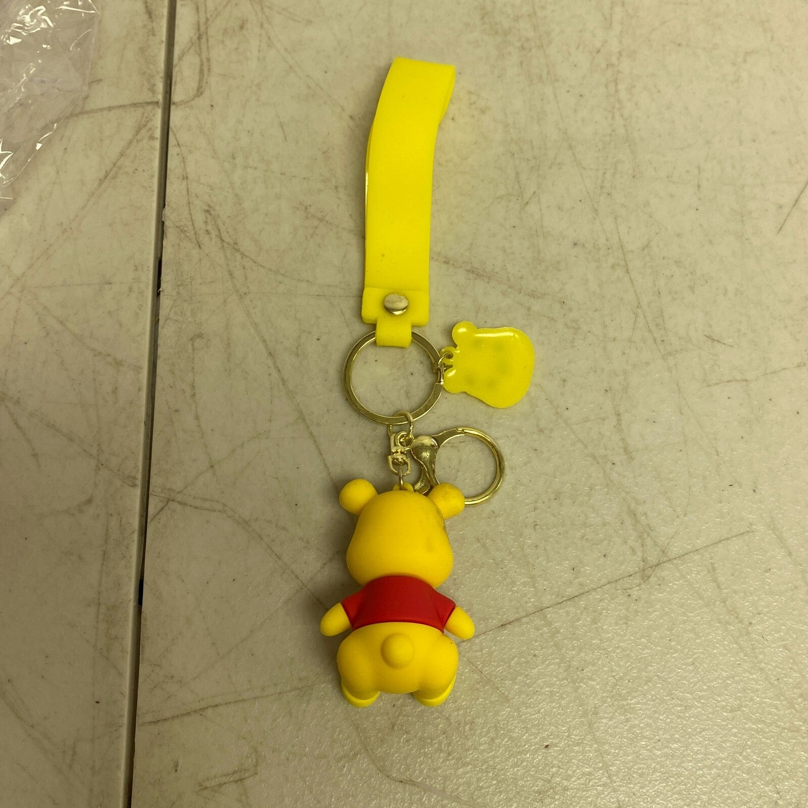 Assorted Silicone Winnie The Pooh Keychain Pooh Bear Accessory