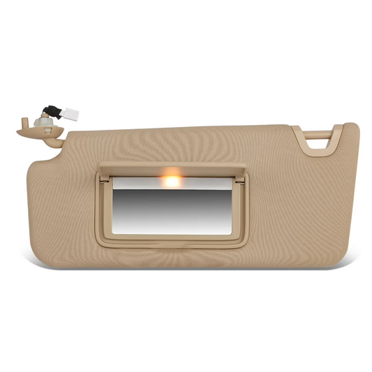 Honda Sun Visor Driver Side Tan Mirror Light Accord 2008-2012 Factory Style