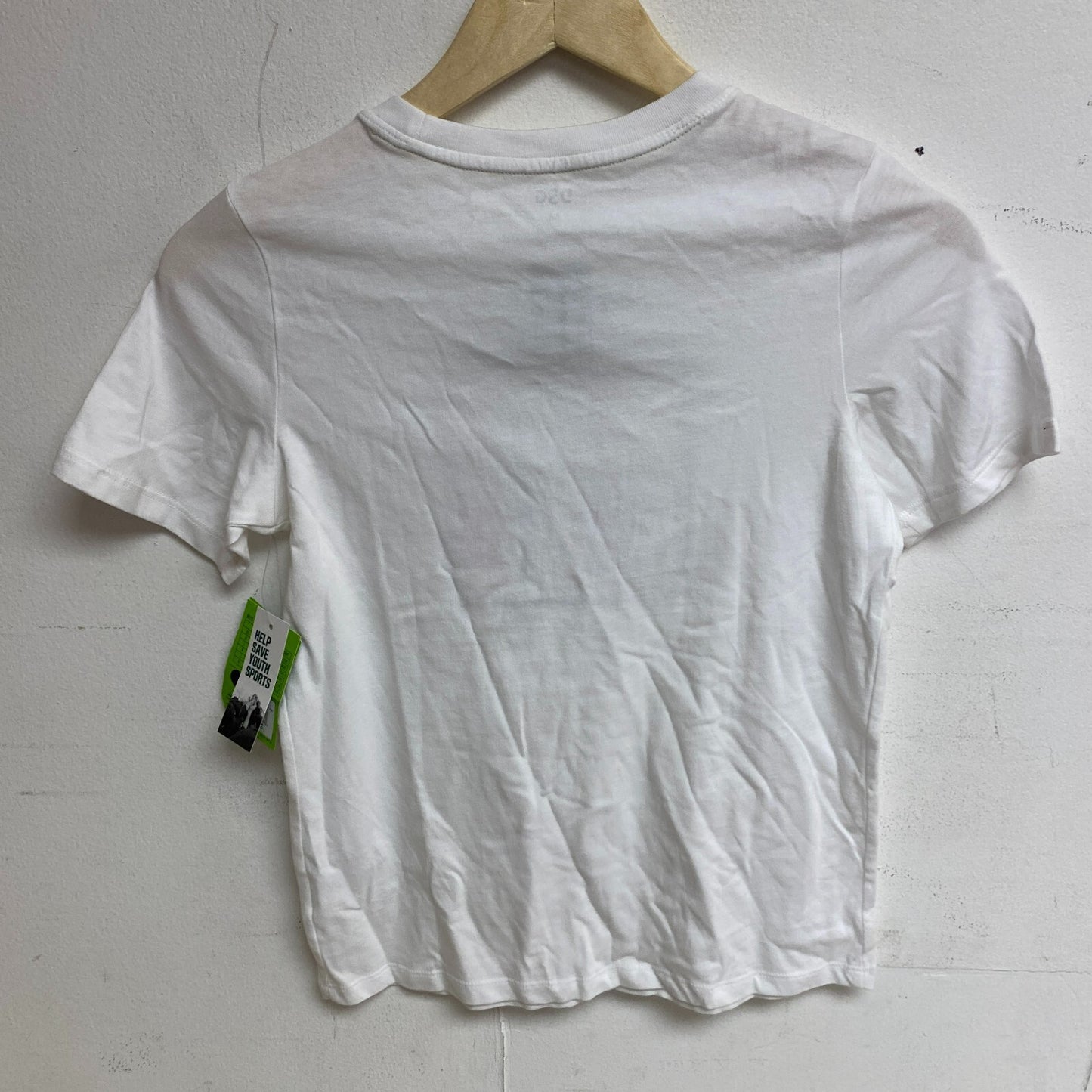 DSG Boys Solid Cotton Graphic PrintTee Pure White Glitchy Short Sleeve DAB21108