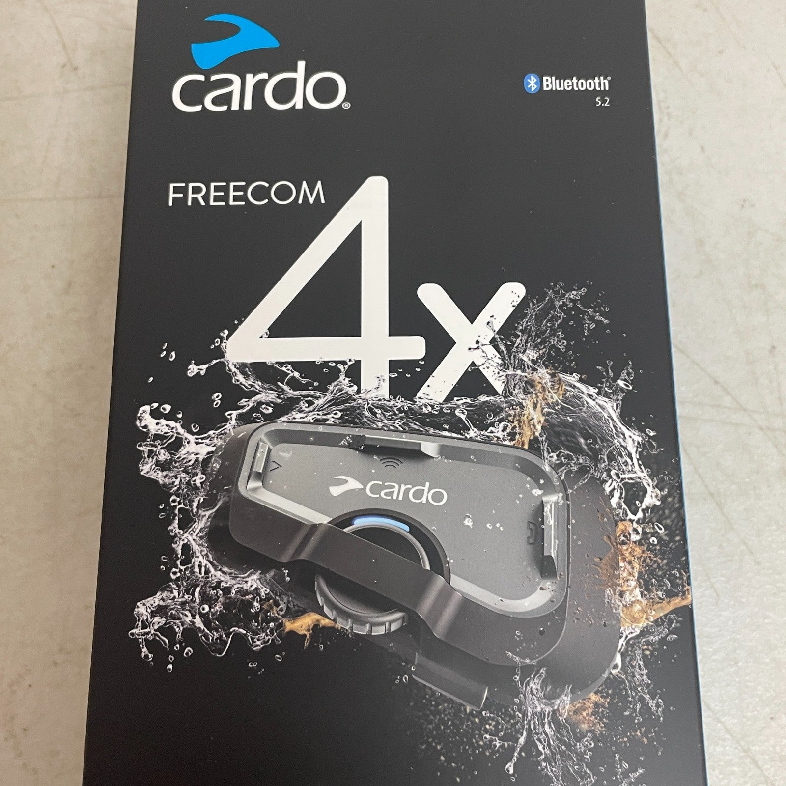 Cardo FREECOM 4X Single Bluetooth Intercom Built-In Voice Assistant Headset