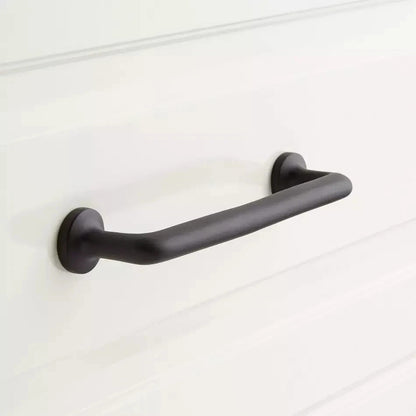 Signature Hardware 12'' Belfast Solid Brass Cabinet Pull Matte Black SH430859