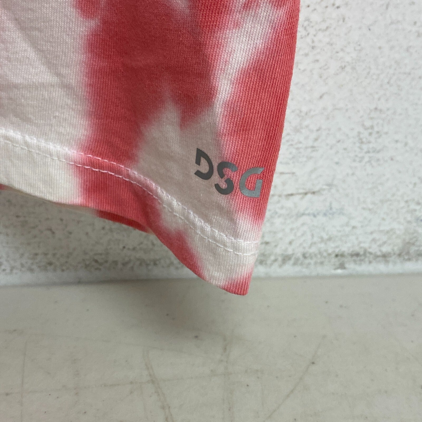 DSG Boys' Tie Dye Cotton Graphic T-Shirt Blazin Coral Sun Brst TD DAB12100