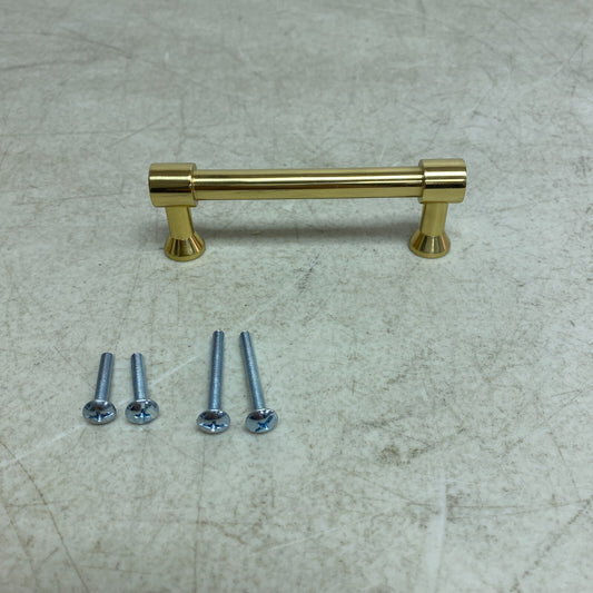 SIGNATURE HARDWARE 3-3/4" Strasbourg Solid Brass Cabinet Pull - Polished Nickel