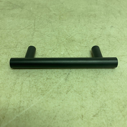 SIGNATURE HARDWARE 3-3/4" AVIGNON SOLID BRASS CABINET PULL MATTE BLACK