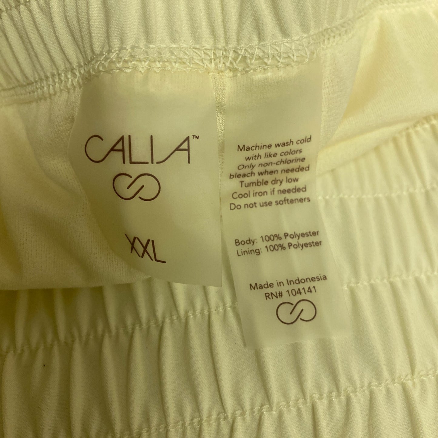 Calia WOMEN HR PETAL HEM SHORT UNBLEACHED WAX12326 BRAND NEW