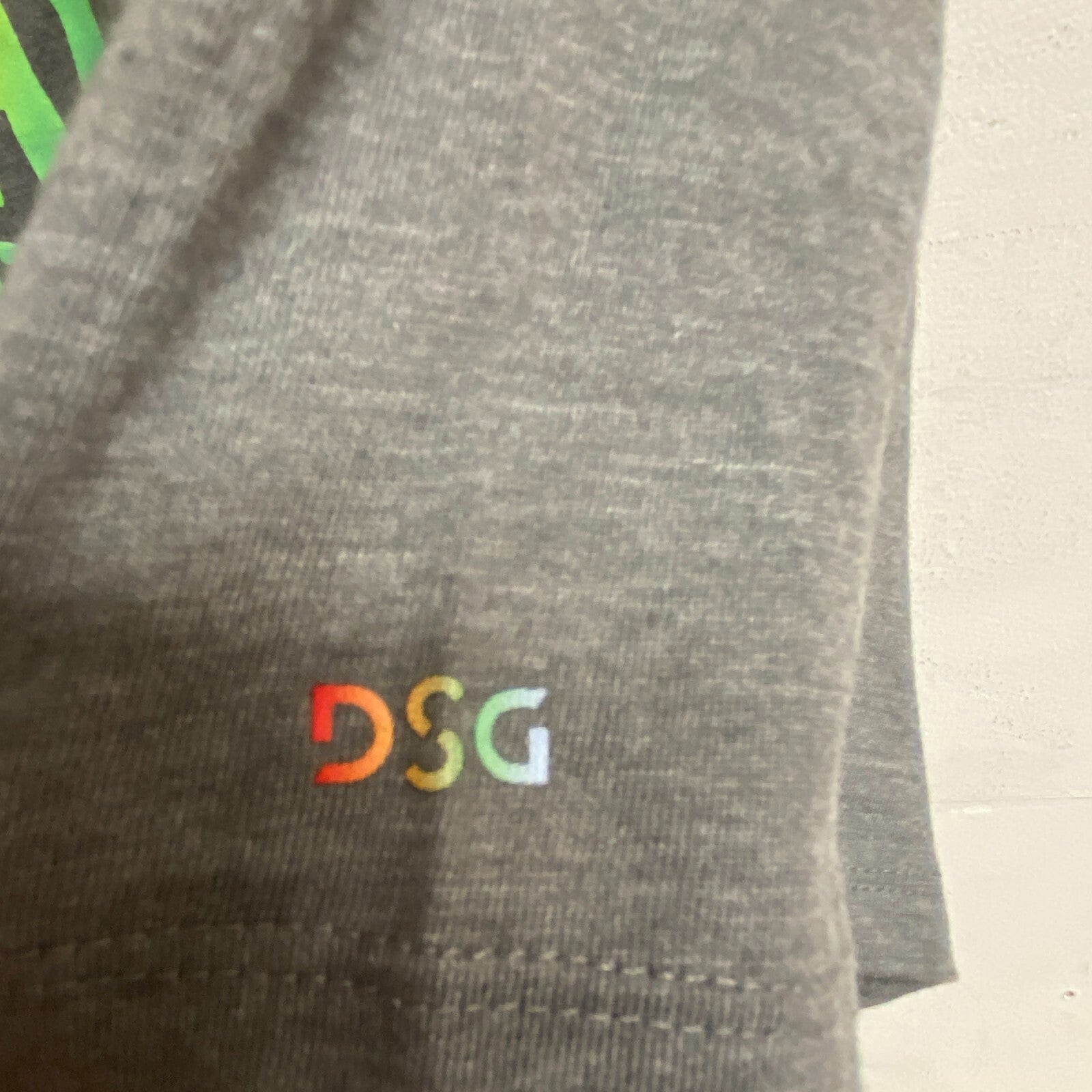 DSG Adult Pride Short Sleeve Cotton Graphic T-Shirt Mid Gray Play With Pride