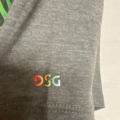 DSG Adult Pride Short Sleeve Cotton Graphic T-Shirt Mid Gray Play With Pride
