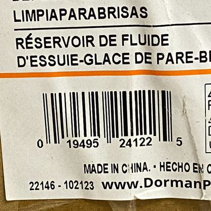 Dorman Windshield Washer Fluid Reservoir 603‑530 for Hyundai Santa Fe 2007–2010