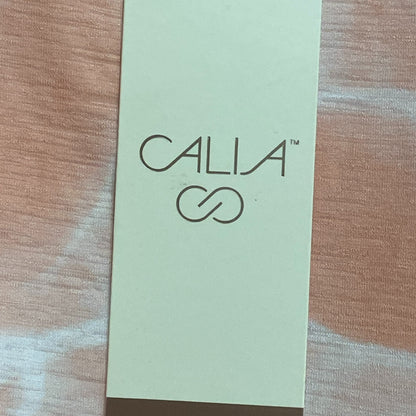 Calia Womens Split Back Muscle Tank Aquatic Coral Peach Sleeveless WAX11223PRT