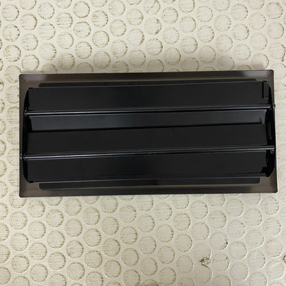 Signature Hardware Contemporary Steel Floor Register 4″×10″ Oil‑Rubbed Bronze