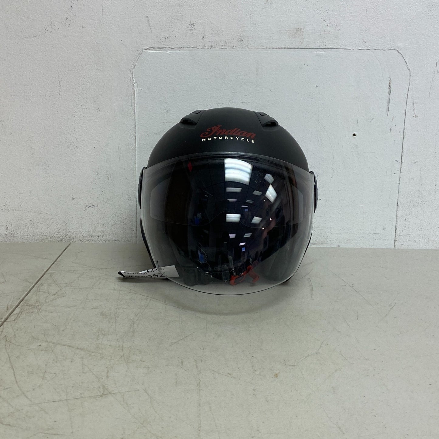 Indian Motorcycle Helmet w/Face Cover Size L Adjustable Under Shading cover Matt