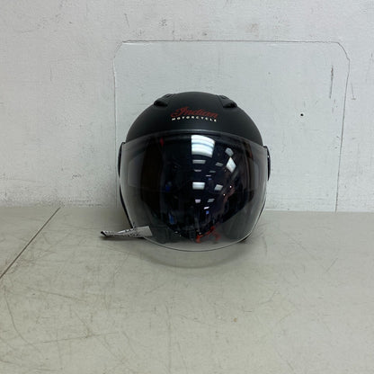 Indian Motorcycle Helmet w/Face Cover Size L Adjustable Under Shading cover Matt