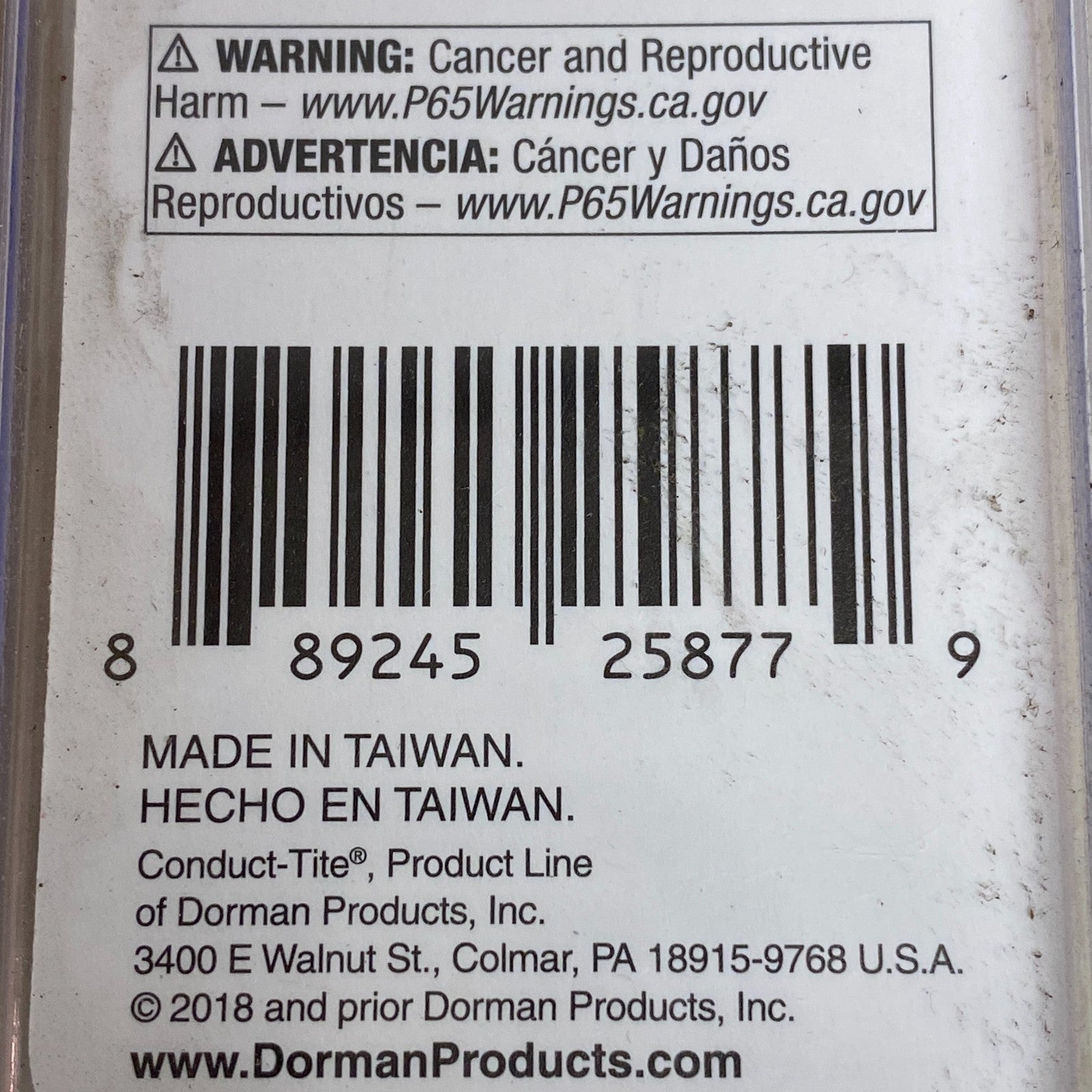 Dorman 90902 Builders Series Uninsulated 16-22GA #8 Spade Connector