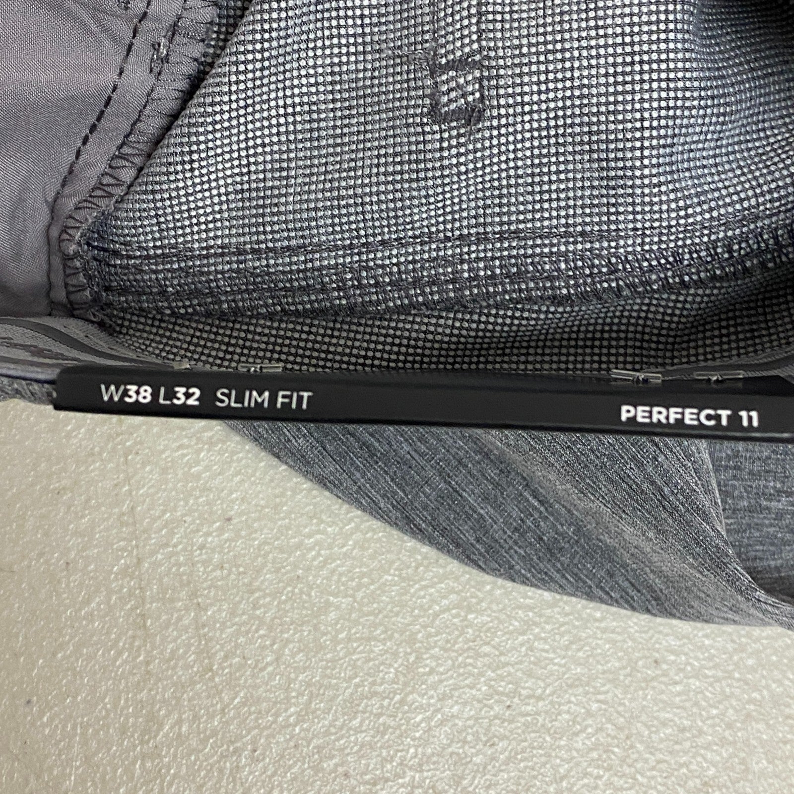 Walter Hagen P11 Novelty 5 Pocket Pant Graphic Charcoal/White MGA35125VC