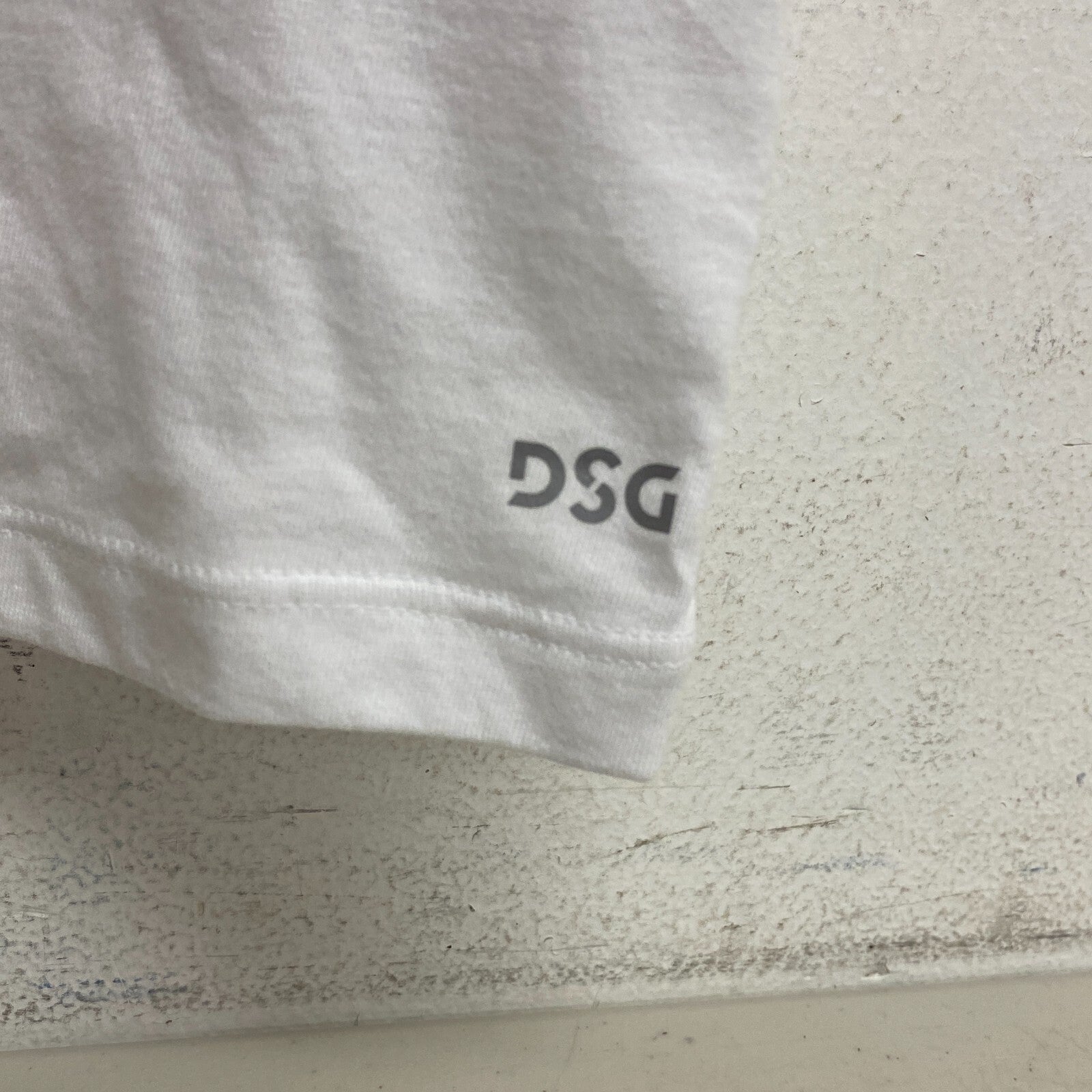 DSG Boys' Solid Relaxed Fit Cotton Graphic Tee Shirt Pure White Skater DAB21108
