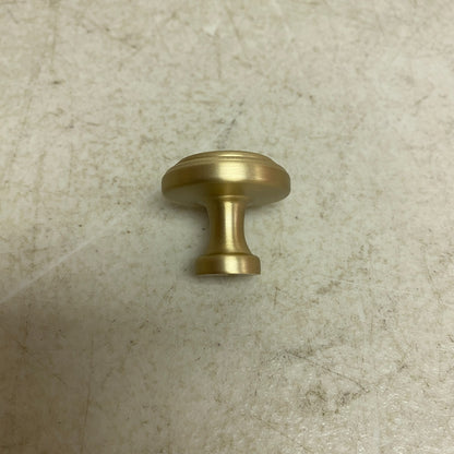 Signature Hardware Ardell Brass Round Cabinet Knob - Satin Brass