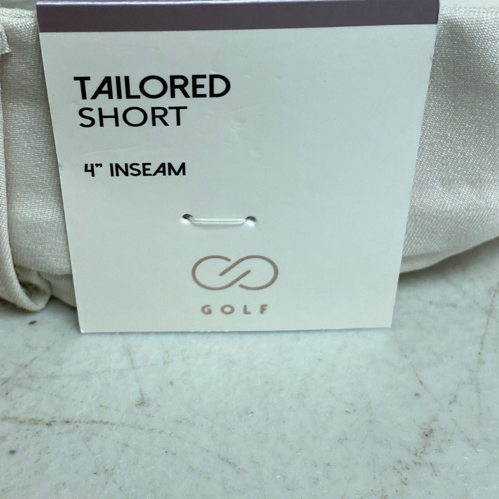 Calia Womens 4 in Tailored Chino Short Light Sand Solid Summer WCG14008