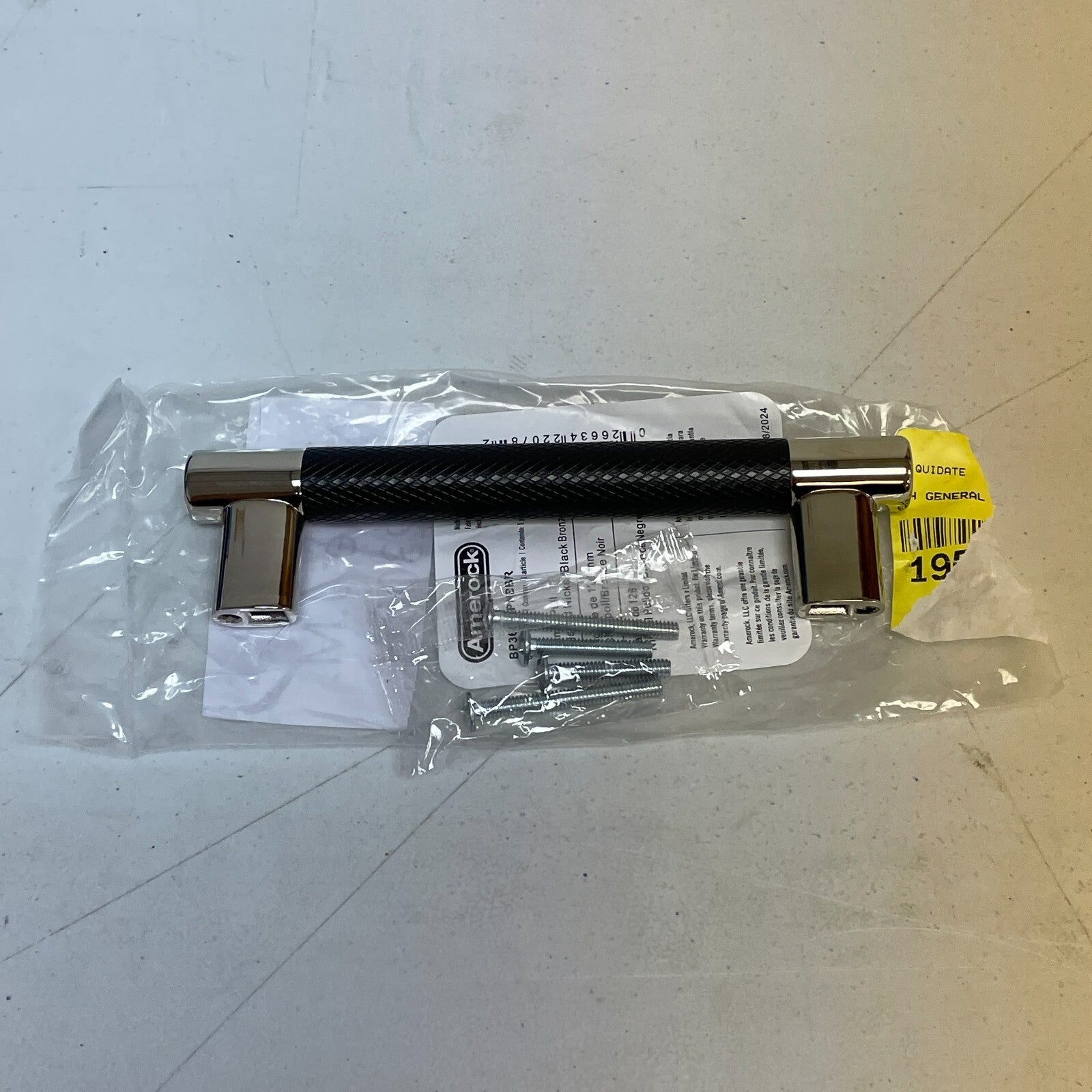 Amerock 5" Cabinet Pull Polished Nickel/Black Bronze BP36558PNBBR