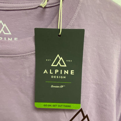 Alpine Design Men's AD M CO Graphic Tee Muted Amethyst Relaxed Fit ADM13102CO