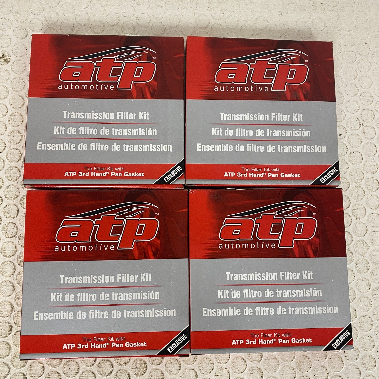 ATP TG-8 Auto Transmission Oil Pan Gasket Black Durable Seal (4 Pack)