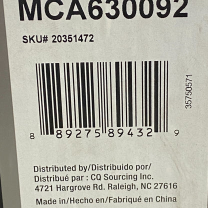 CARQUEST MCA630092 Brake Master Cylinder w/ Reservoir .937" Bore Aluminum