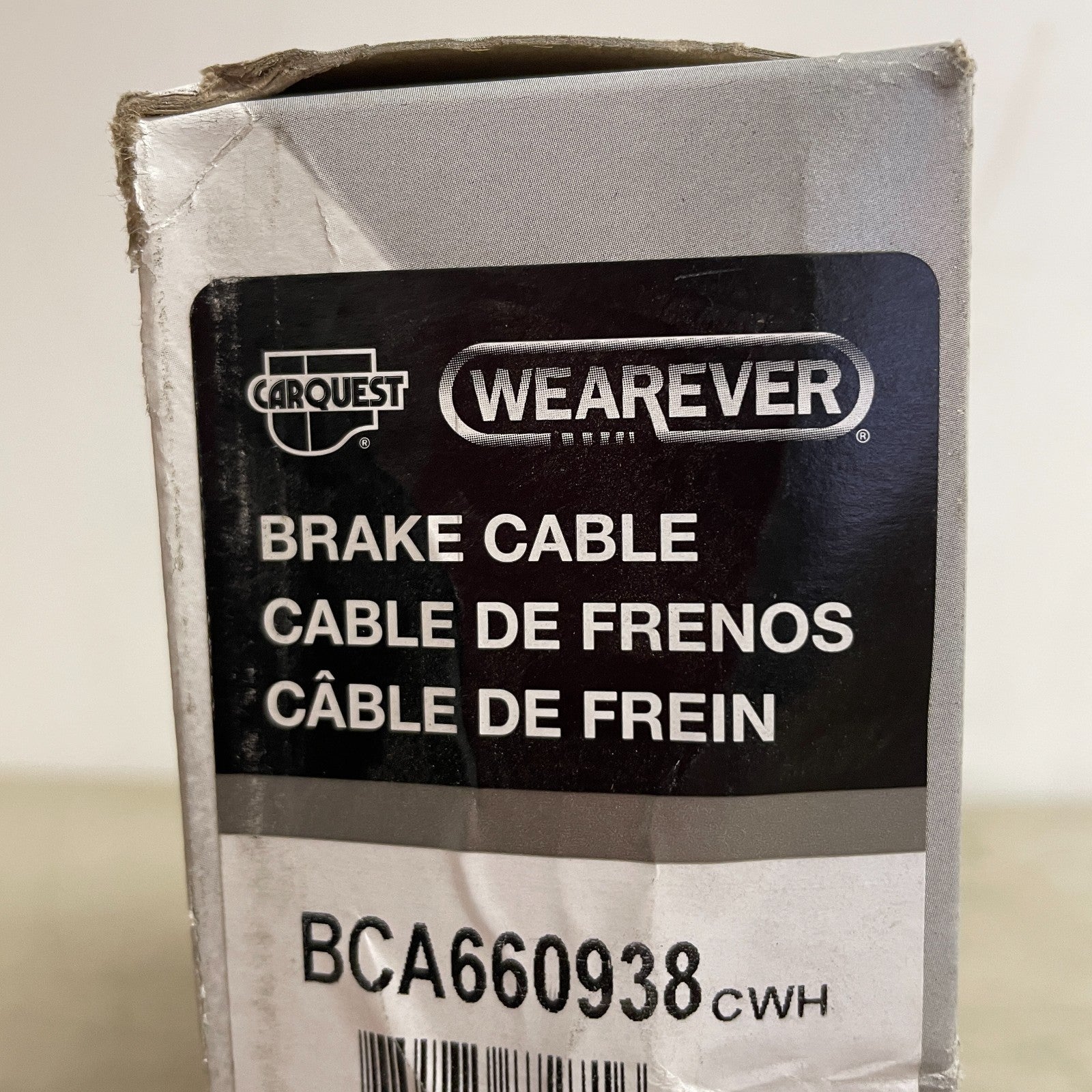 Carquest Wearever BCA660938 Parking Brake Cable 69.13" Corrosion Resistant