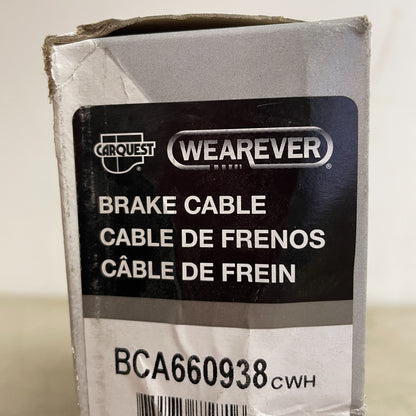 Carquest Wearever BCA660938 Parking Brake Cable 69.13" Corrosion Resistant