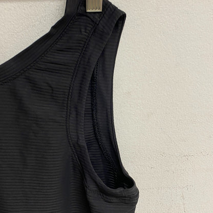 Calia Women Crop Wrap & Tie Tank Pure Black Sleeveless Solid Stylish WAX11234