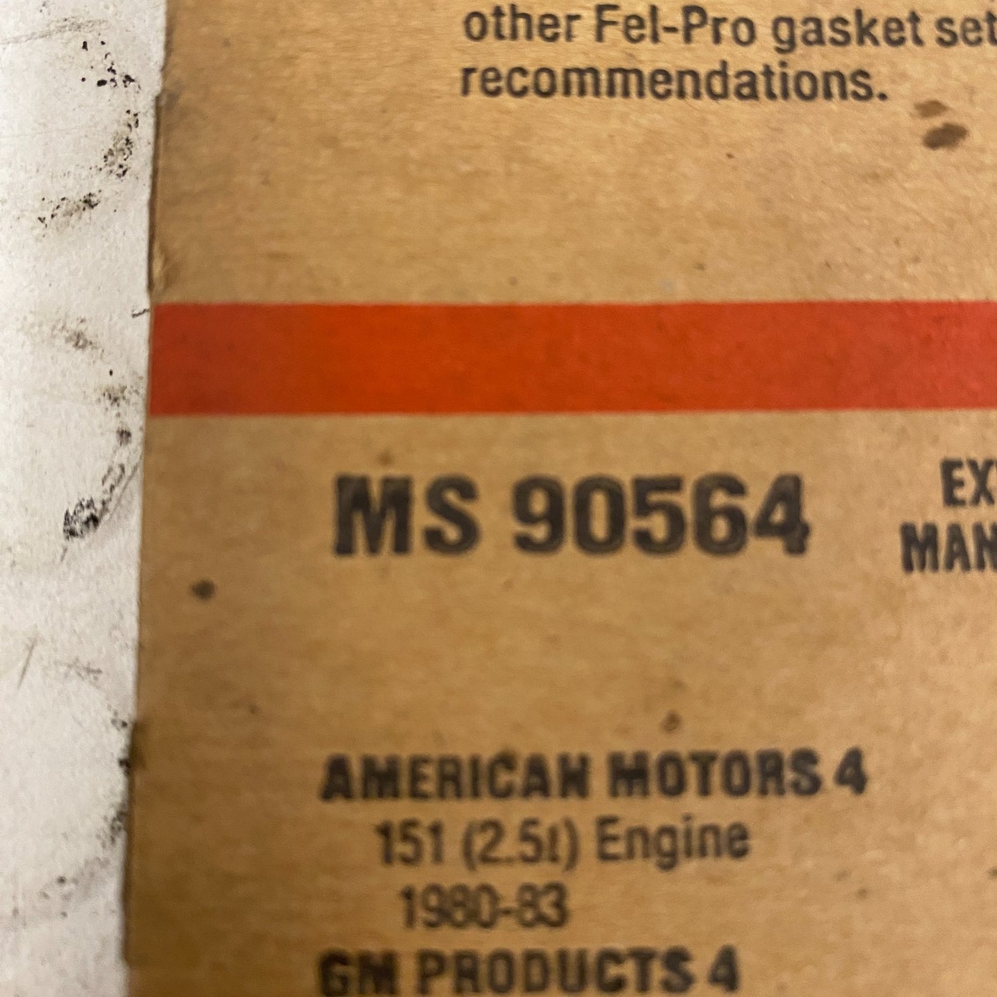 FEL-PRO MS 90564 Exhaust Manifold Gasket Set 1979-86 GM Fiero 2.5L I4