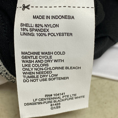 DSG Womens Maxine Swim Top Pure Black/White Solid Swim Trendy DSW2979N