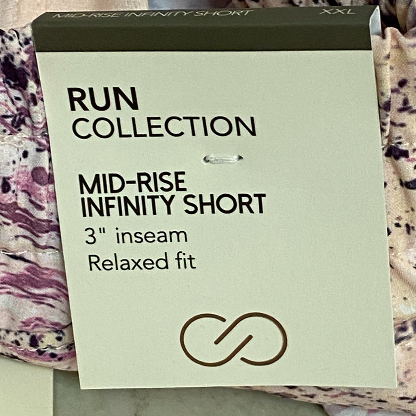 CALIA Women's 3 in Mid Rise Textured Pink Relaxed Infinity Run Short WAX12336PRT