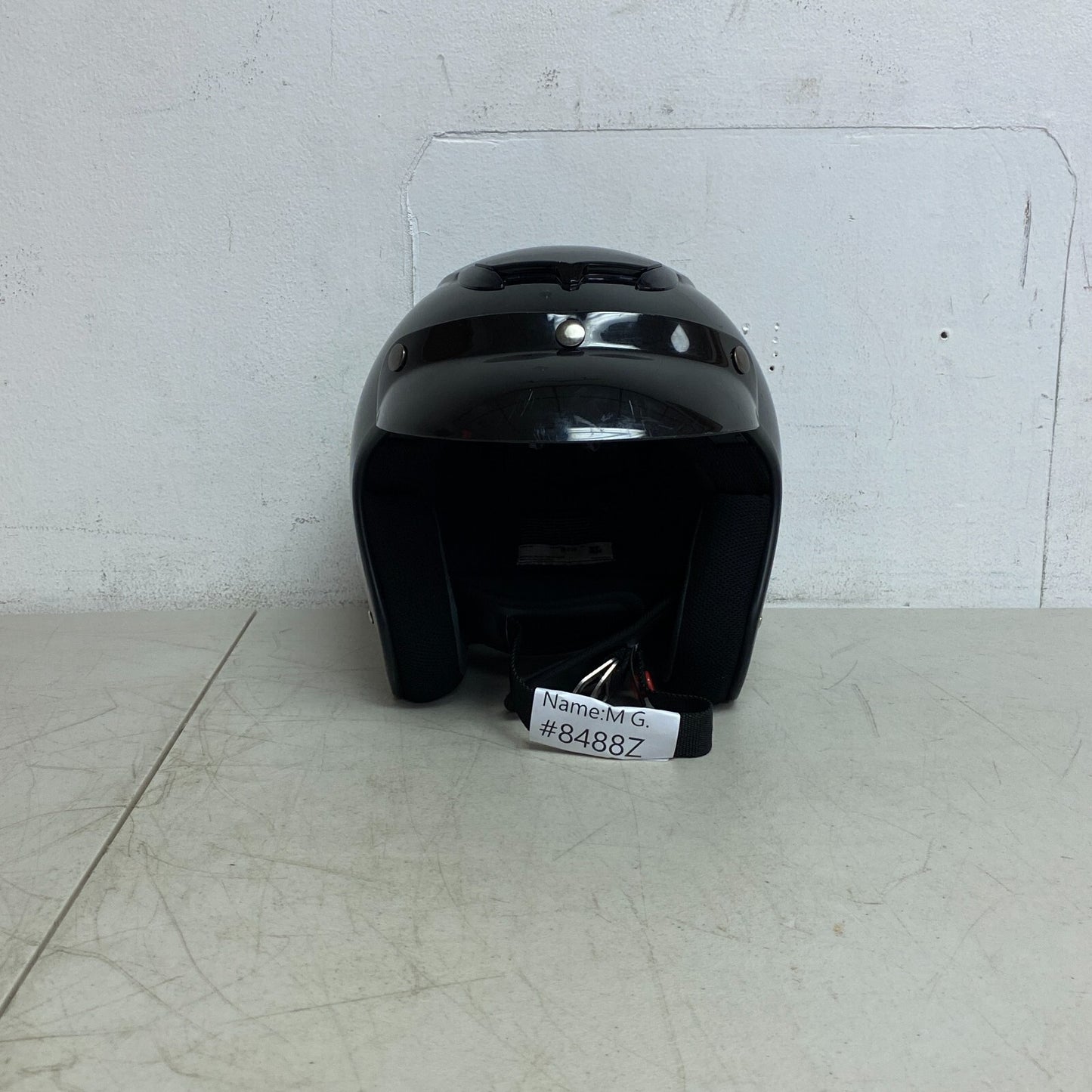 Fulmer 359 Motorcycle Helmet No Face Coverage Size Extra Large Color Mono Black