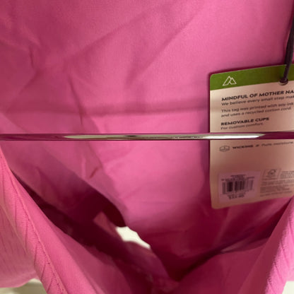 Apline Design Women's W AD Rib Medium Support Crop Tank Dragonfruit ADW12103A